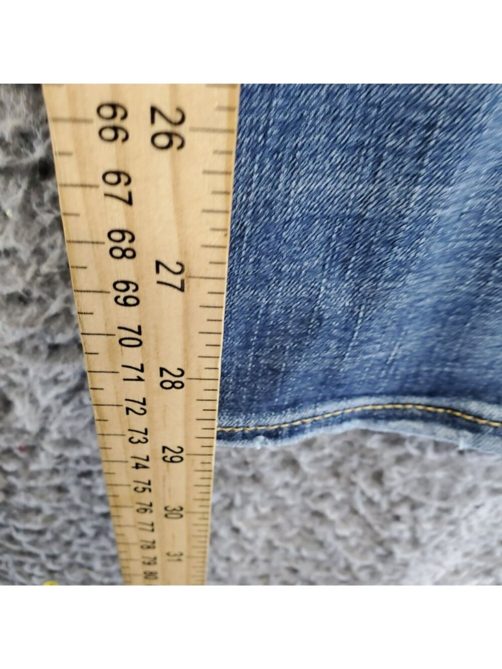 American Eagle Jeans Mens 36x32 Blue Slim Straight 360° Extreme Flex Medium Wash - Picture 8 of 13